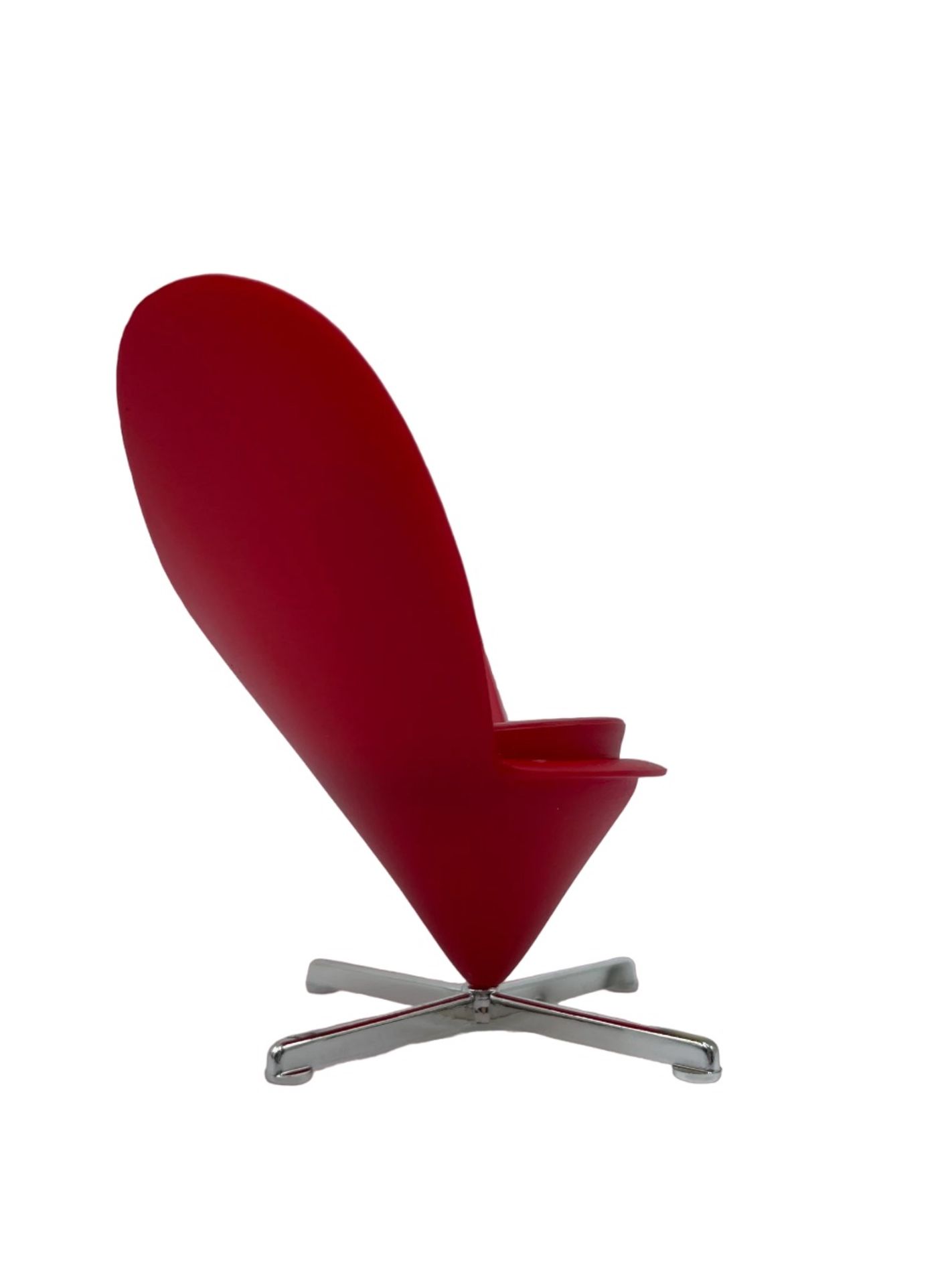 Verner Paton Heart Cone Chair Scale Model Desk Display - Bild 3 aus 4