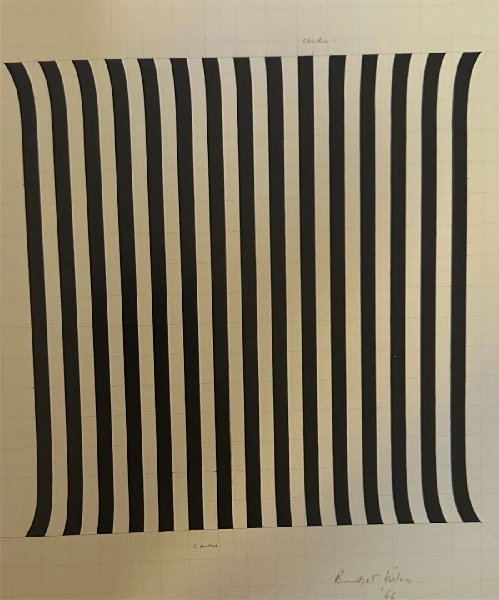 Bridget Riley "Untitled" Print