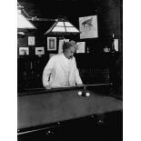 Mark Twain Playing Pool, Photo Print