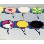 Wayne Thiebaud "Seven Suckers, 1970" Offset Lithograph