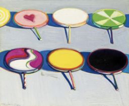 Wayne Thiebaud "Seven Suckers, 1970" Offset Lithograph