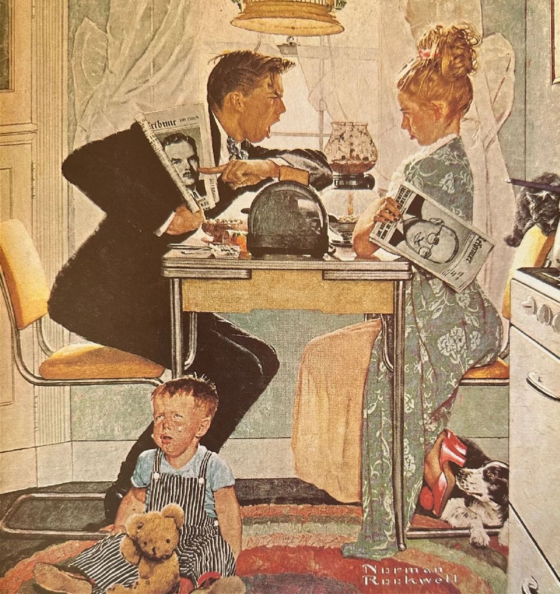 Norman Rockwell "Untitled" Print.