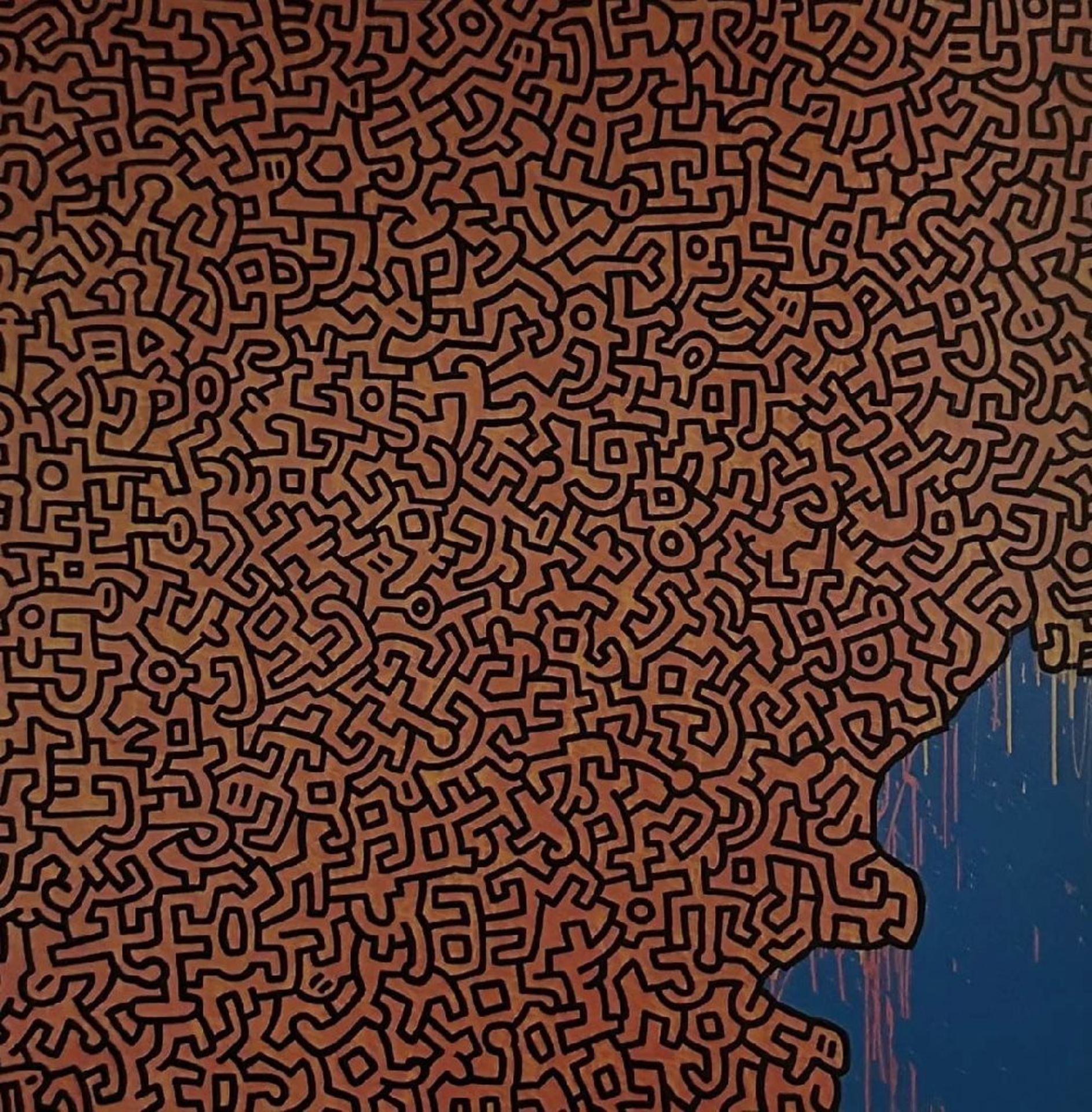 Keith Haring "Untitled" Print. - Bild 6 aus 6