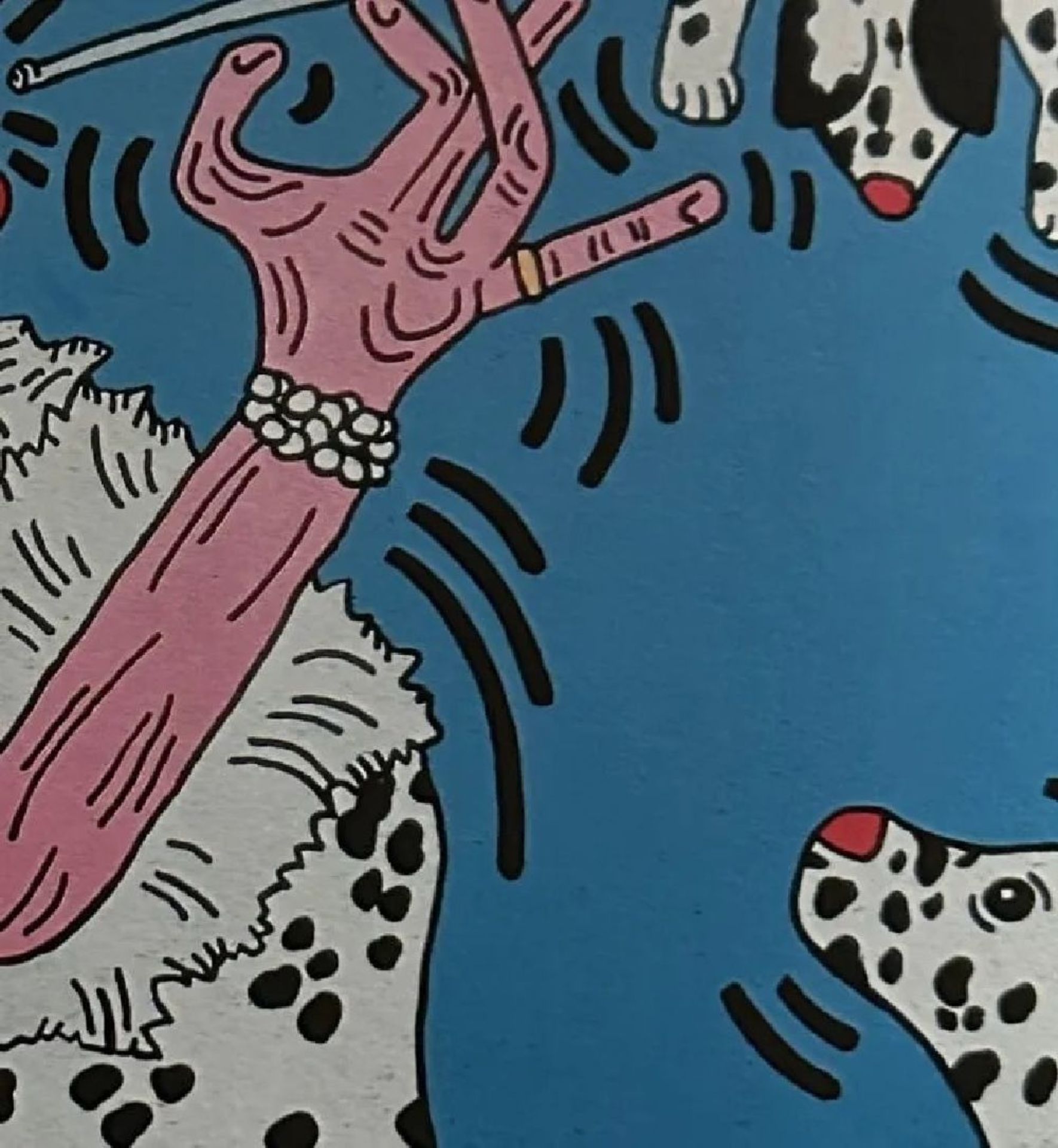 Keith Haring "Cruella De Vil" Print. - Bild 2 aus 6