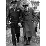 World War II "Dwight Eisenhower and Winston Churchill" Print