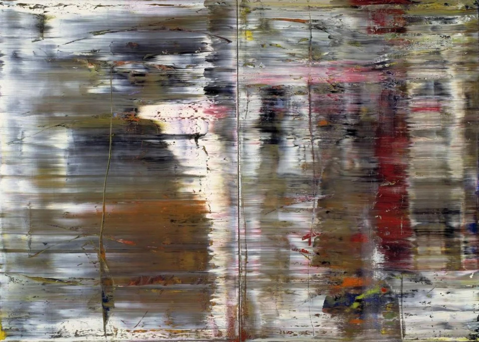 Gerhard Richter "Abstract, 1990" Offset Lithograph