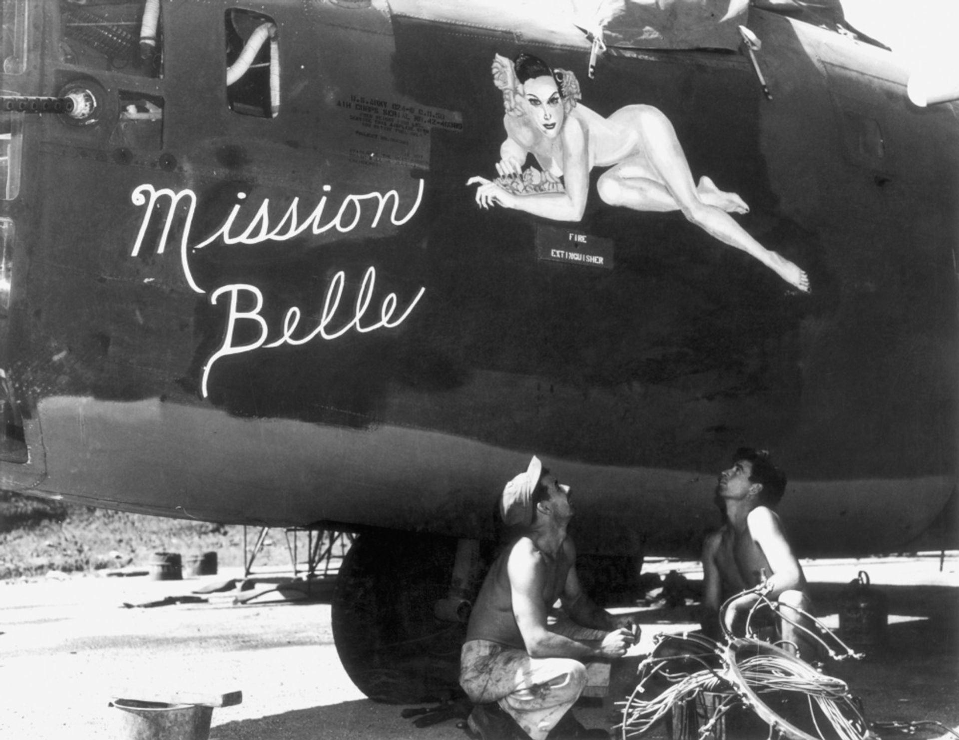 World War II "Southwest Pacific, Mission Belle" Print