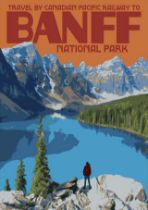 Banff National Park, Canada Travel Poster