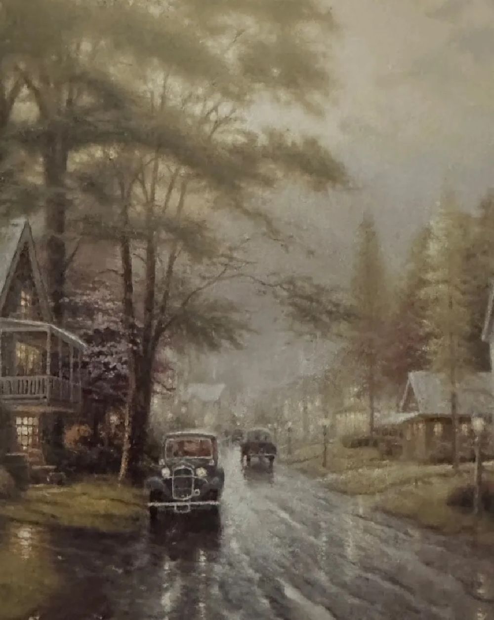 Thomas Kinkade "Untitled" Print. - Image 6 of 6