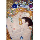 Gustav Klimt "Le Tre Eta Della Donna" Oil Painting