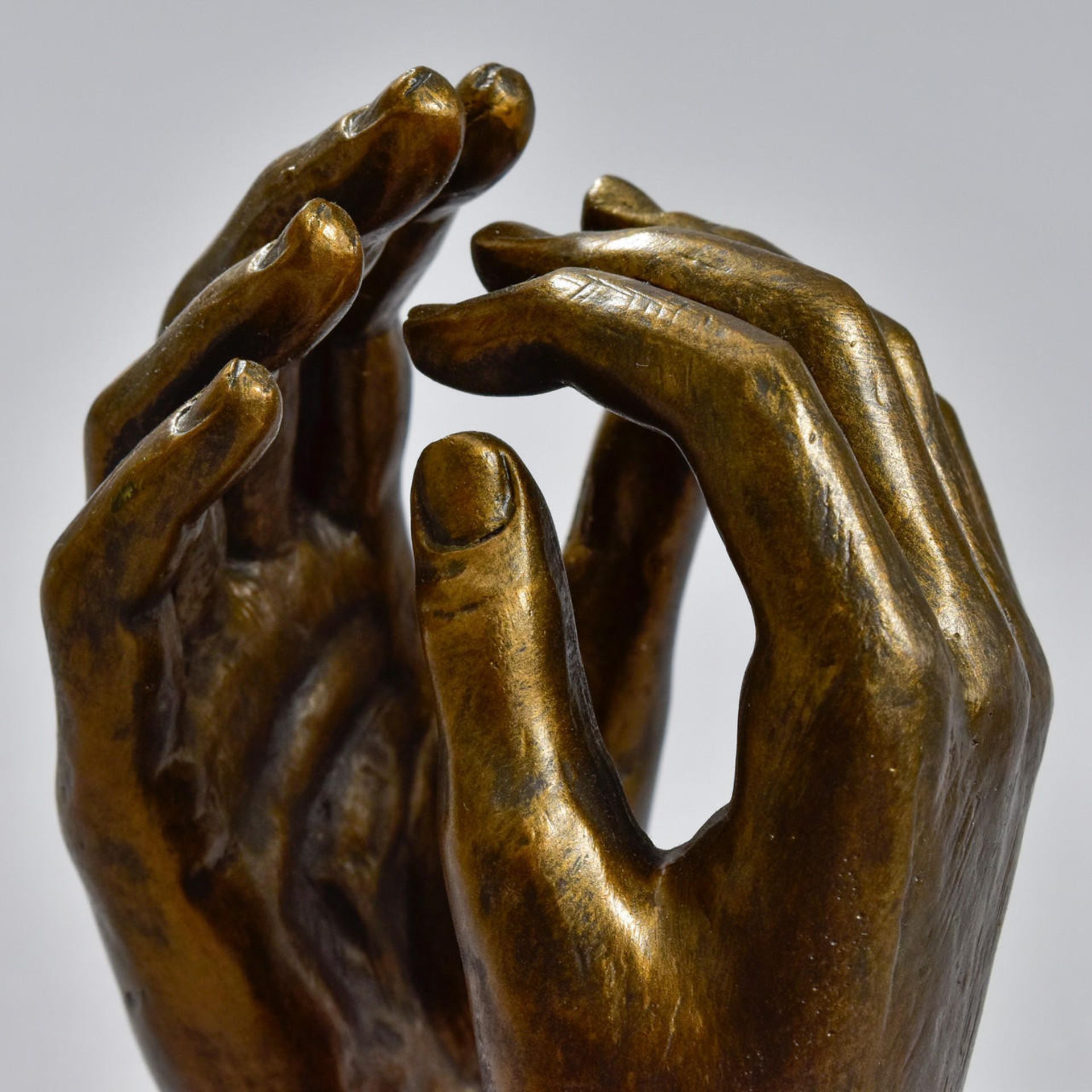 Auguste Rodin "Cathedral" Sculpture - Bild 2 aus 4