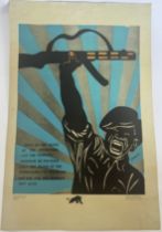Black Panthers Emory Poster "ONLY ON THE BONES"
