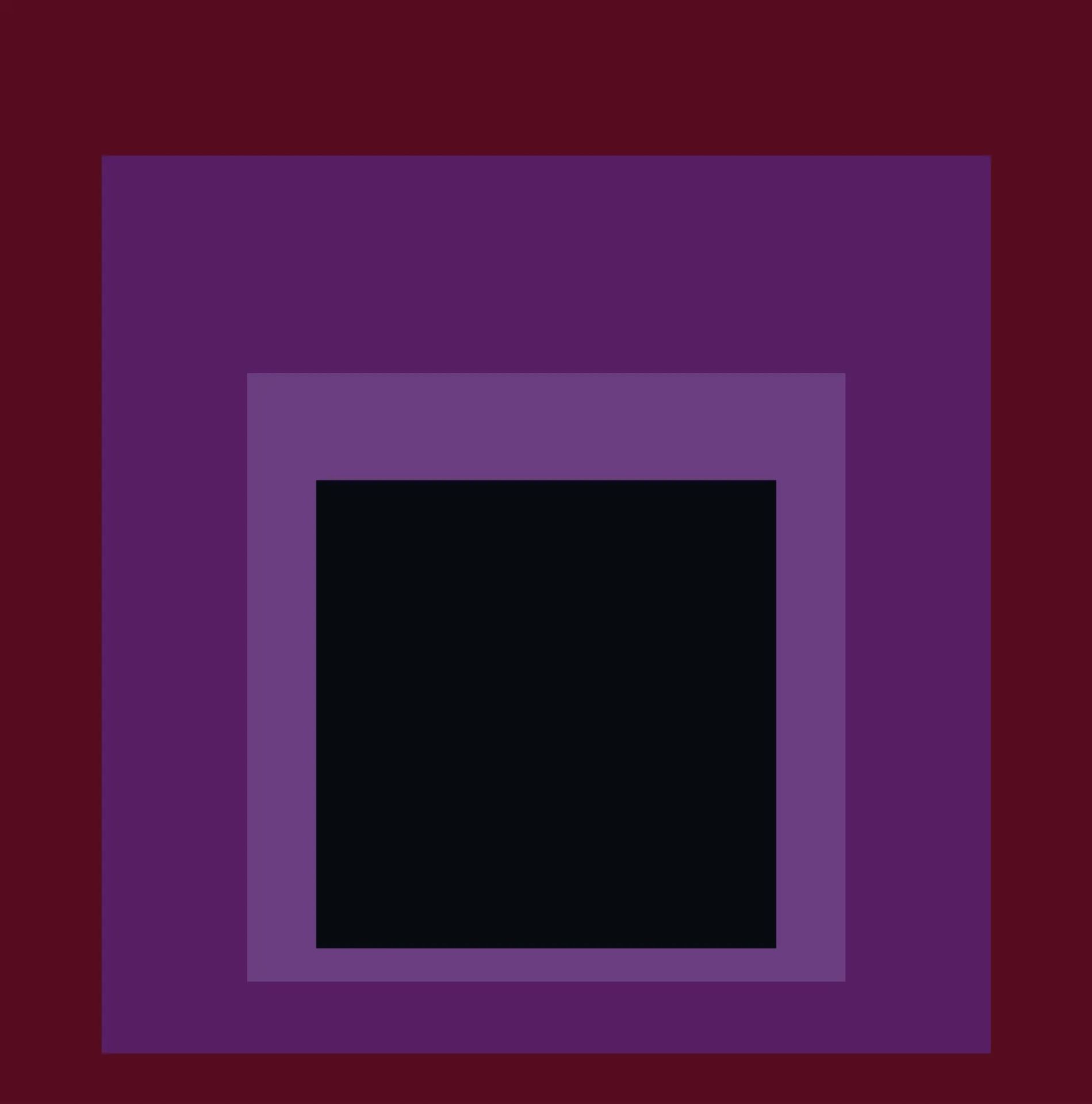 Josef Albers Homage to the Square "Purple" Offset Lithograph