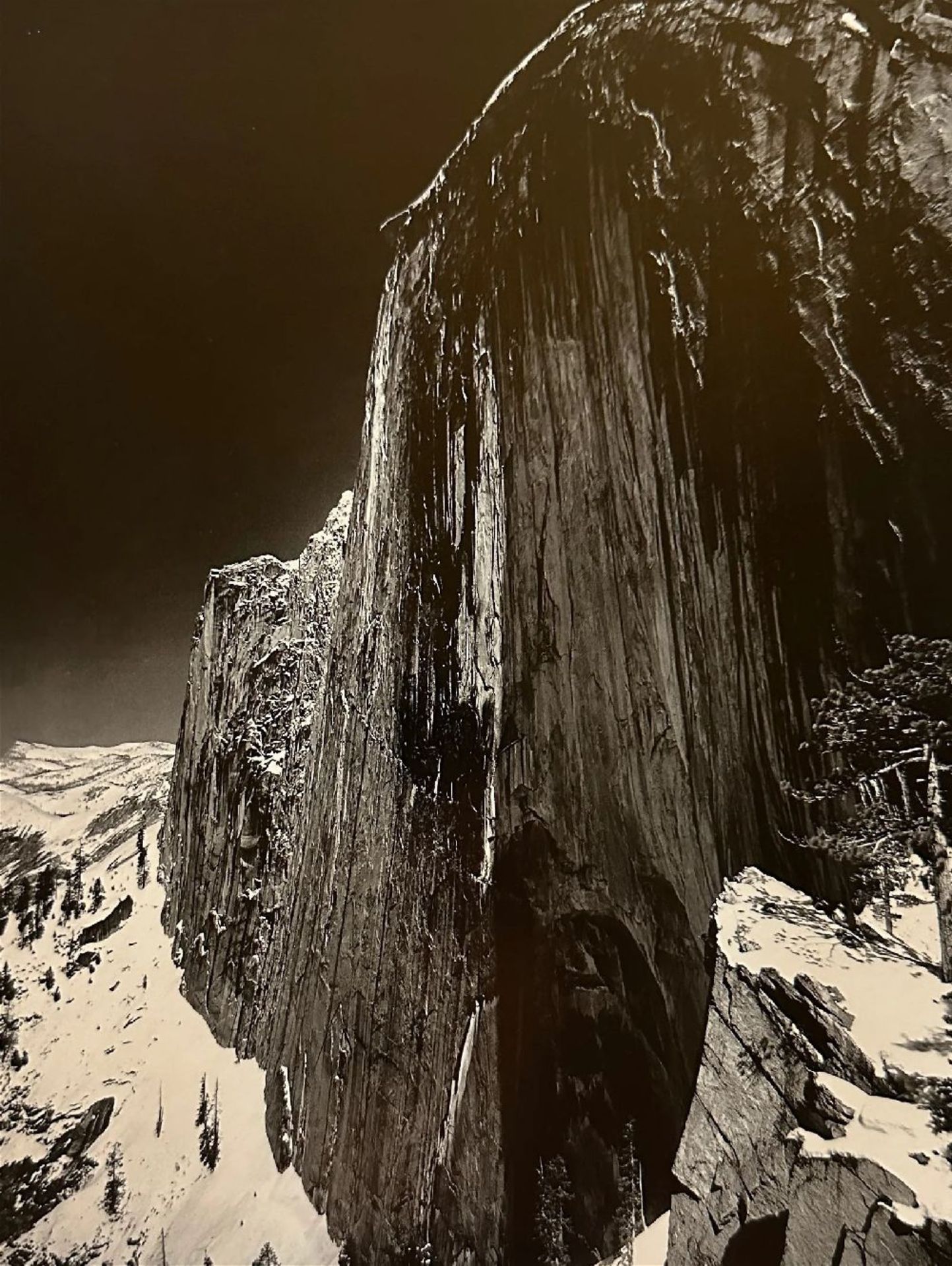 Ansel Adams "Monolith" Print