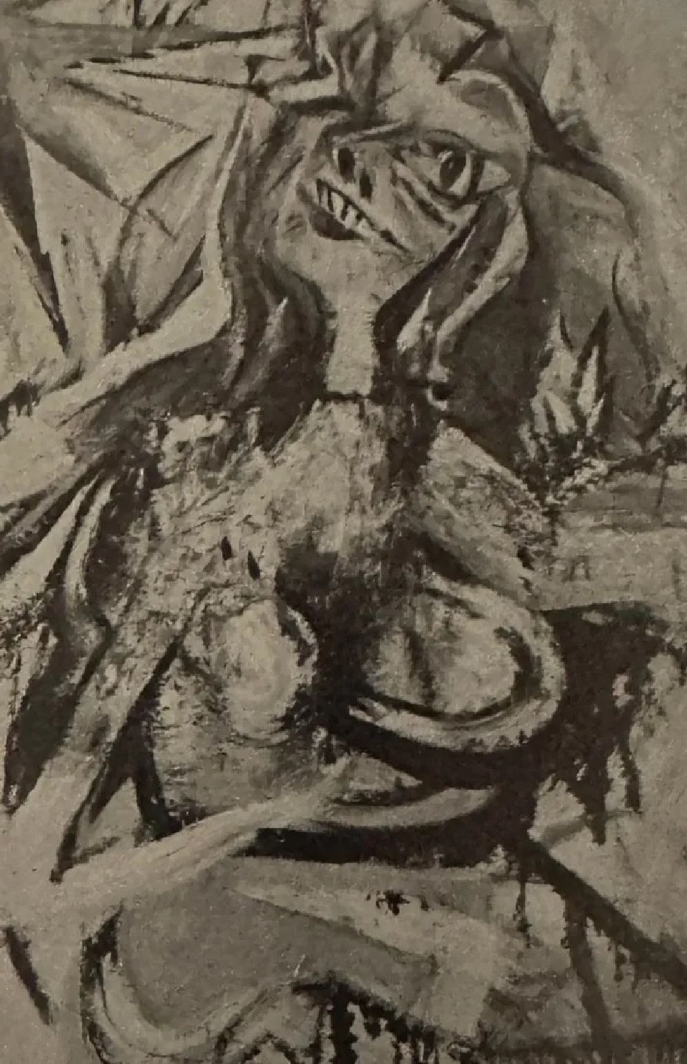 Willem de Kooning "Untitled" Print. - Image 5 of 6