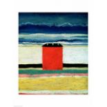 Kazimir Malevich "Red House, 1932" Offset Lithograph