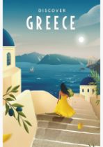 Greece, Travel Poster