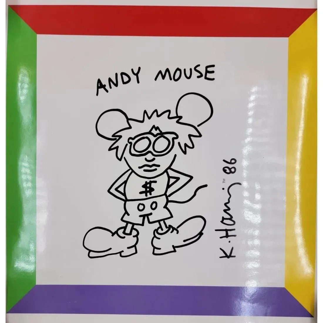 Andy Warhol "Andy Mouse" 1991 Offset Lithograph