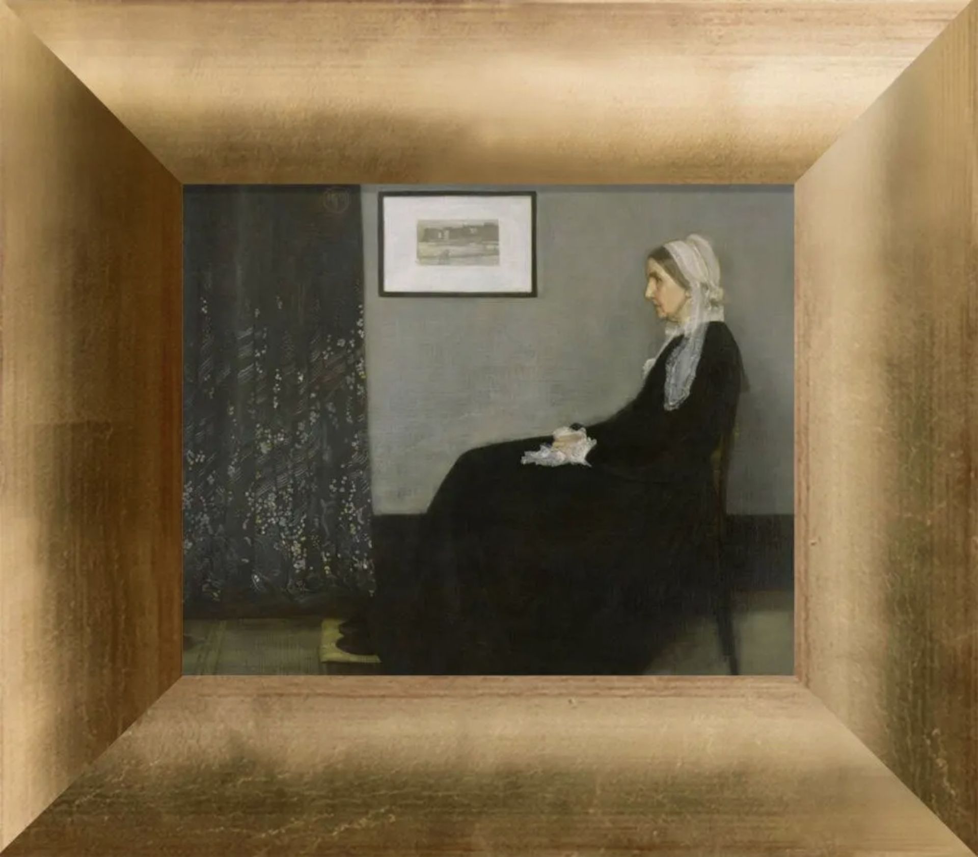James Whistler "Mother, 1871" Painting