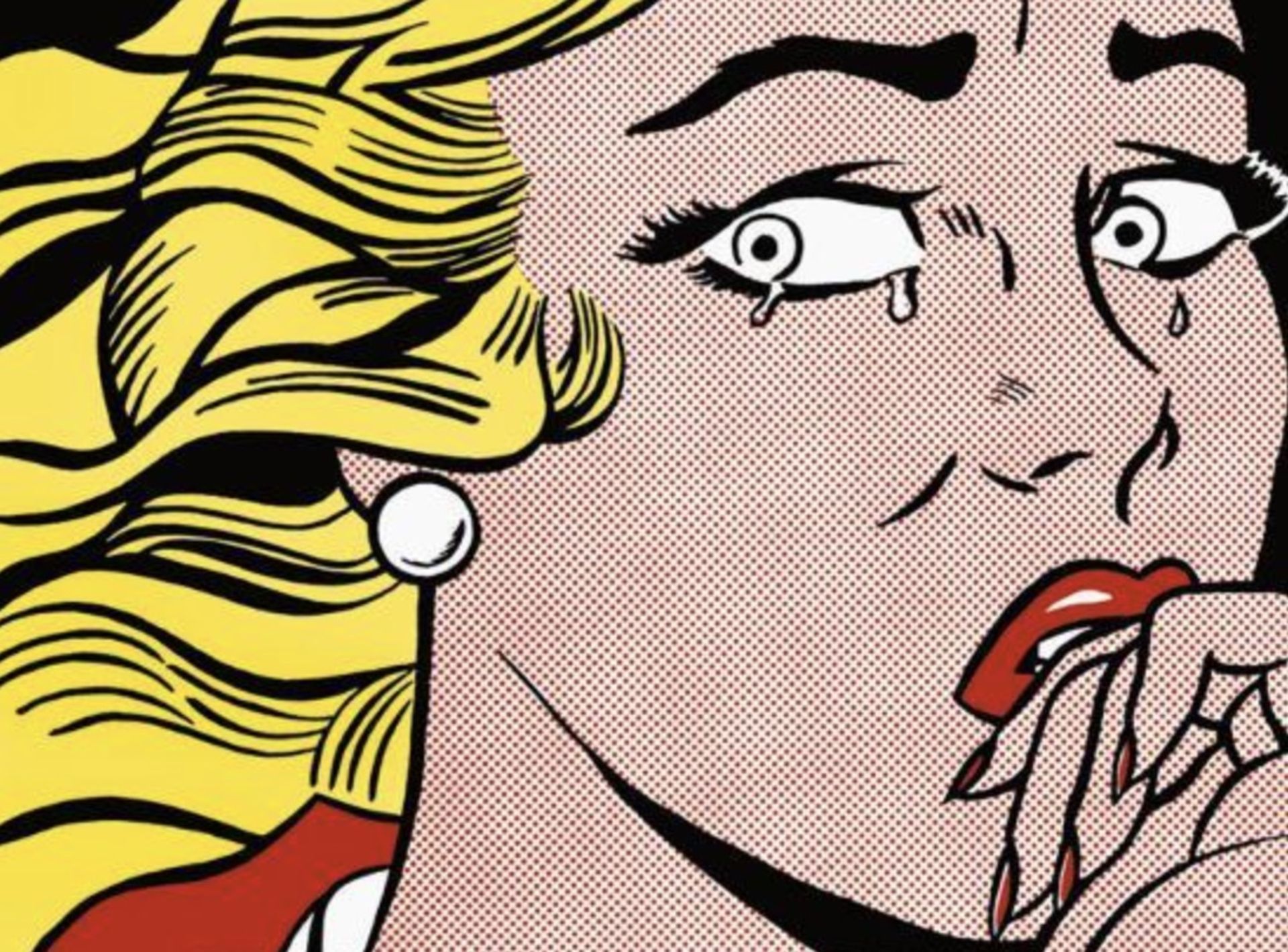 Roy Lichtenstein "Crying Girl, 1963" Print