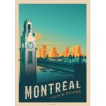 Montreal, Canada Travel Poster