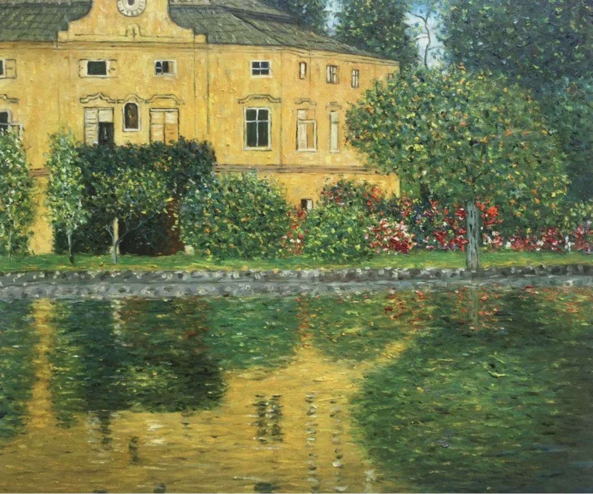 Gustav Klimt "Schloss Kammer on Attersee, 1910" Oil Painting