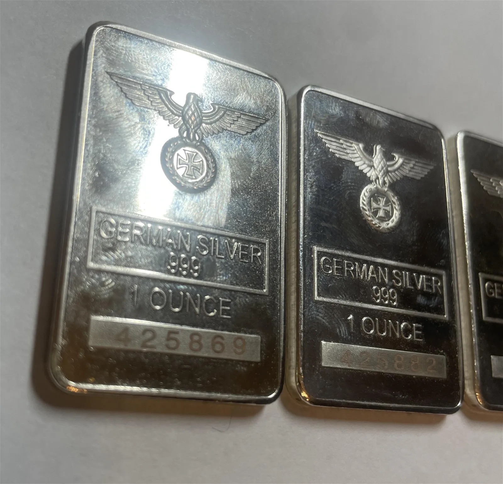 Deutsche Reichsbank Silver Bars (3) - Image 2 of 4