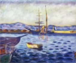 Pierre Bonnard "The Port of Saint-Tropez" Painting