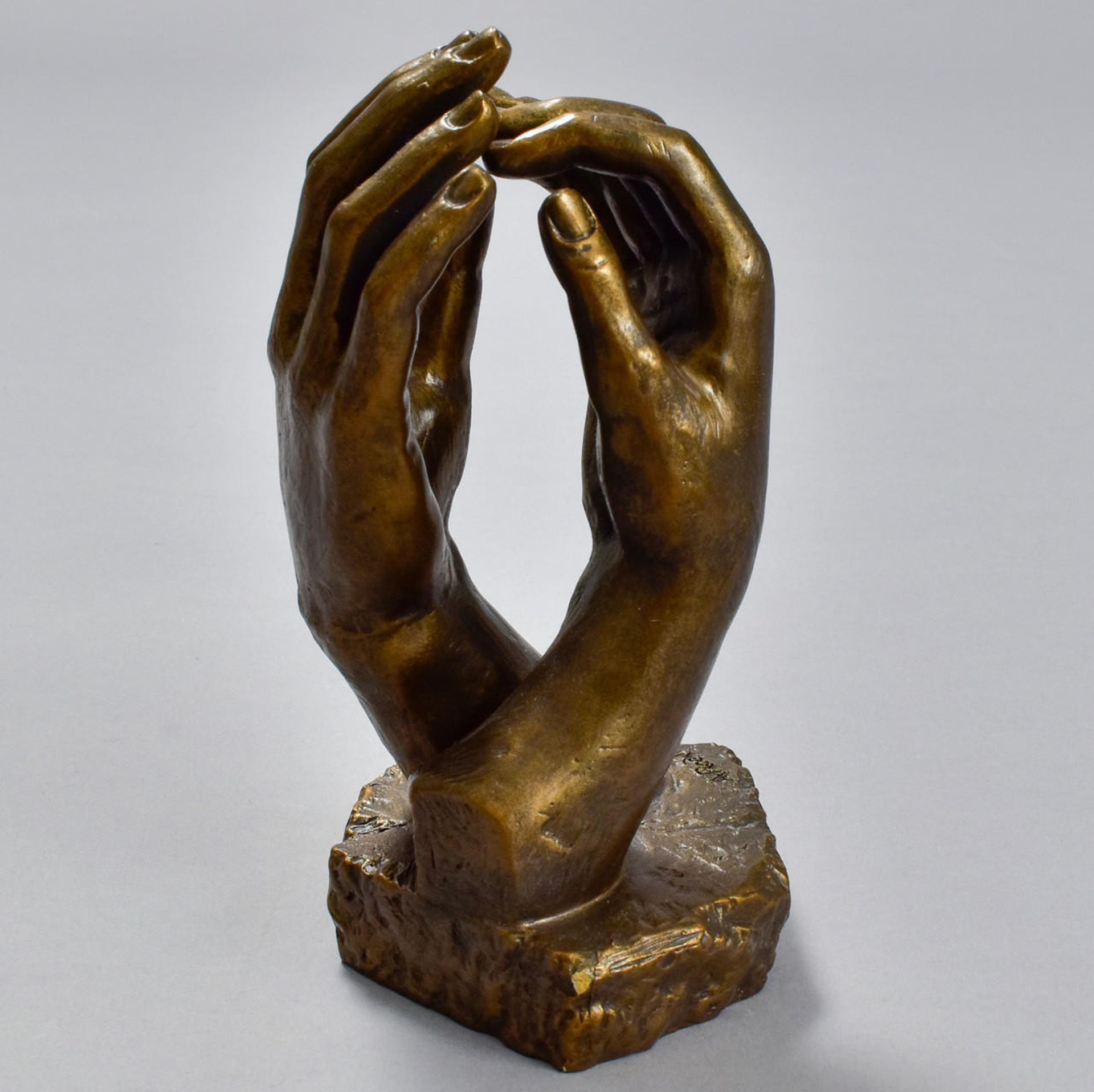 Auguste Rodin "Cathedral" Sculpture - Bild 3 aus 4