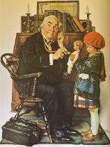 Norman Rockwell "Untitled" Print.