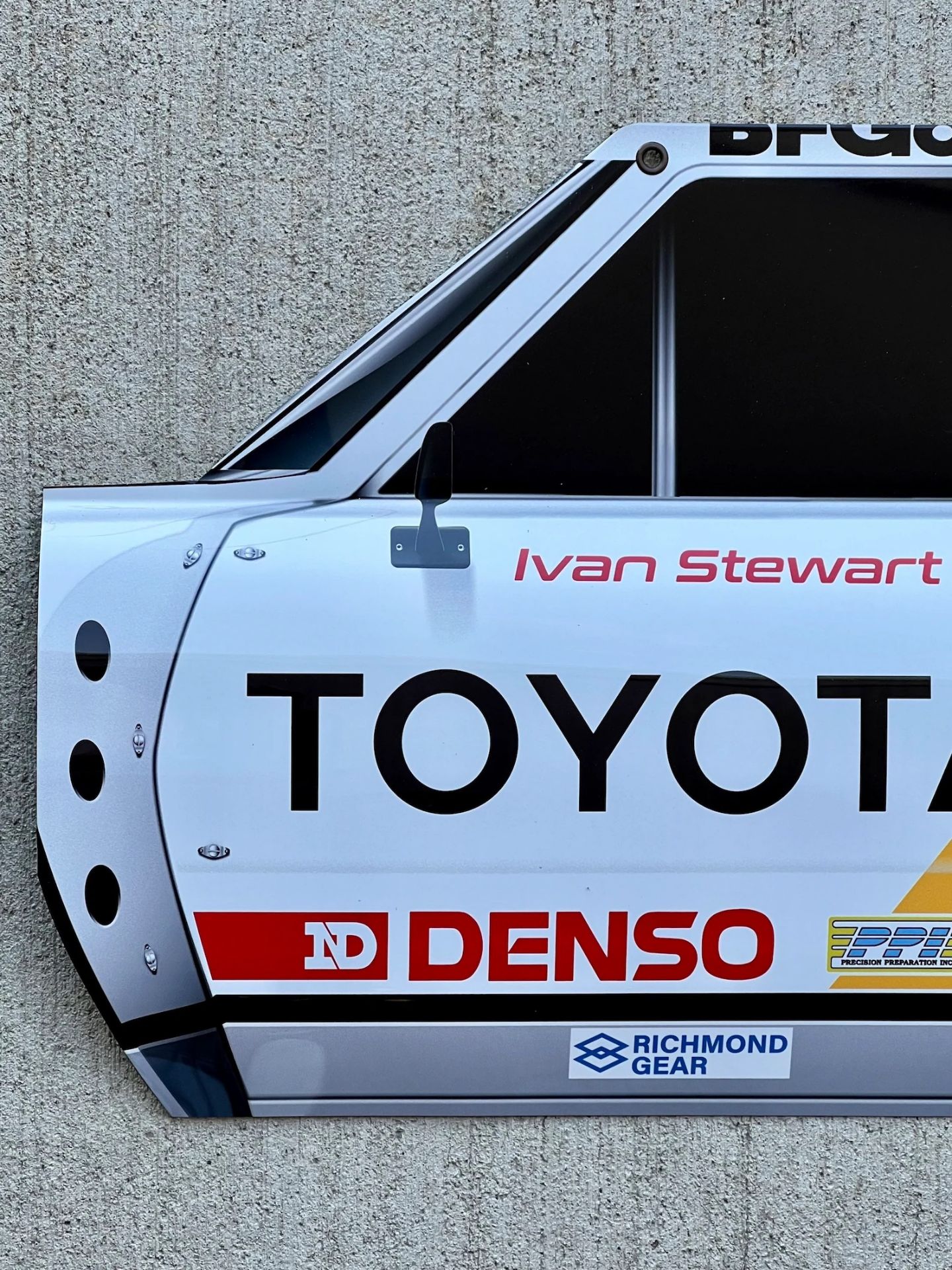 Ivan Stewart "Toyota" Wall Display - Image 2 of 4
