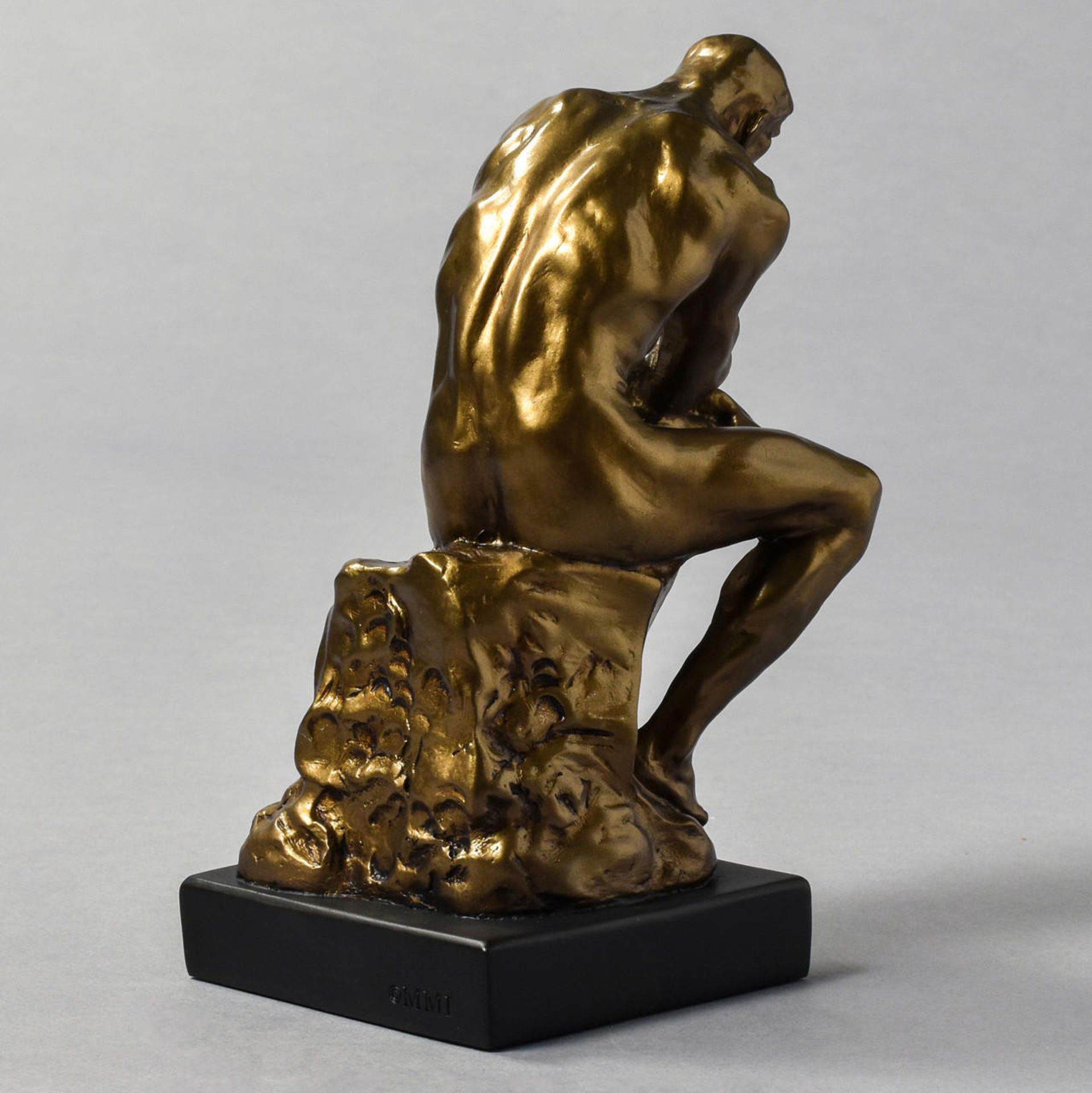 Auguste Rodin "The Thinker" Sculpture - Bild 4 aus 4
