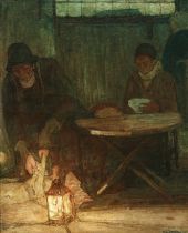 Henry Ossawa Tanner "Etaples Fisher Folk, 1923" Offset Lithograph