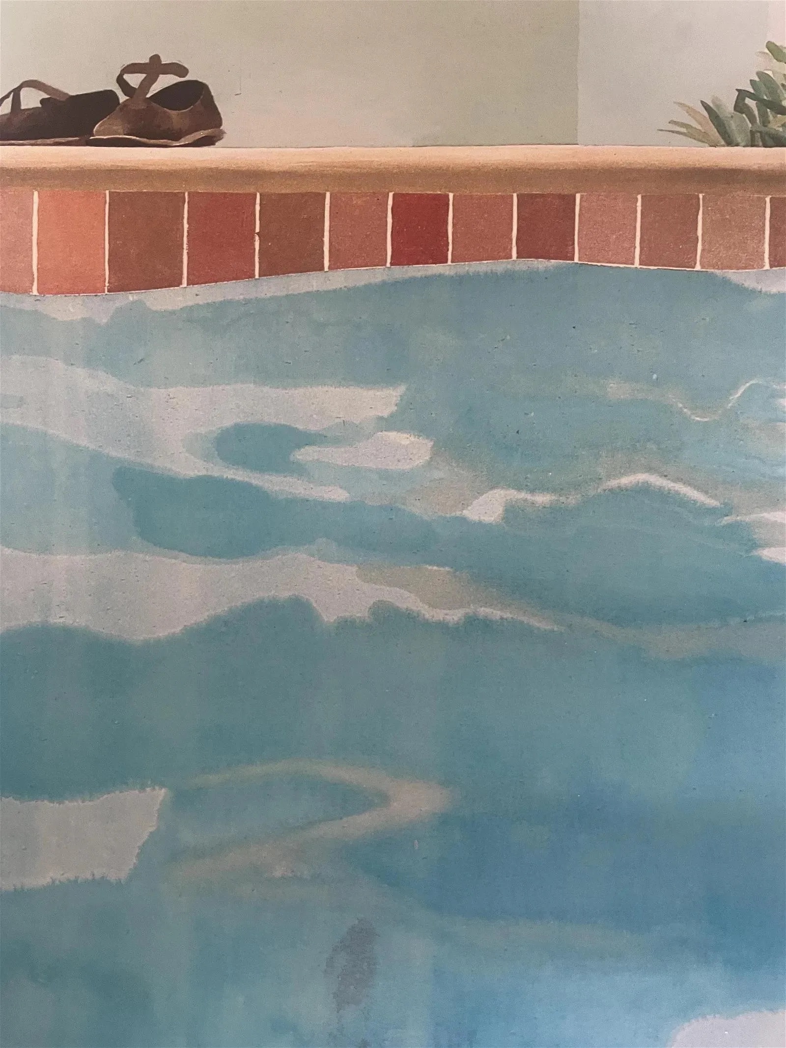David Hockney "Pool and Steps, 1971" Offset Lithograph - Image 5 of 6