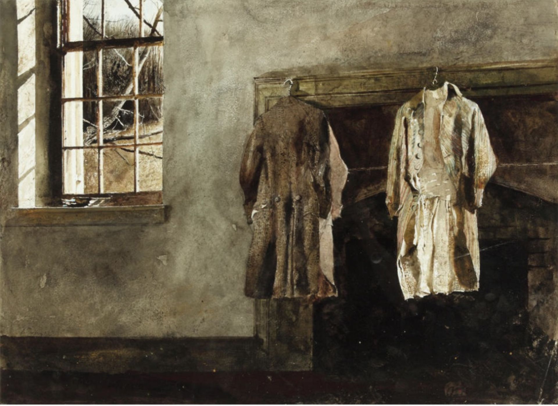 Andrew Wyeth "Study for the Quaker, 1975" Print
