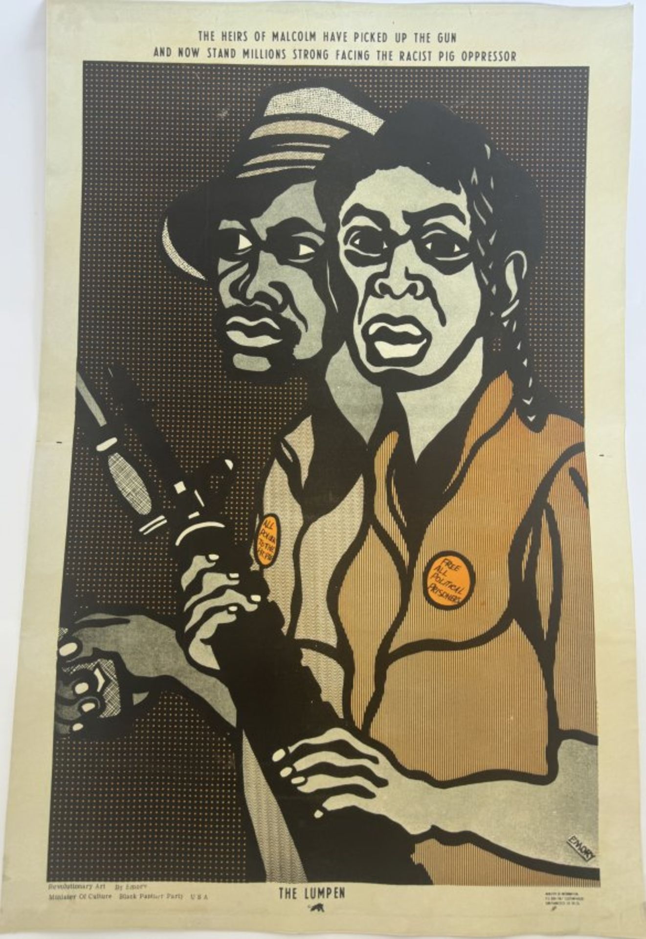 Black Panthers Emory Poster "The LUMPEN"