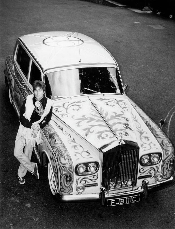 John Lennon, Rolls Royce Photo Print