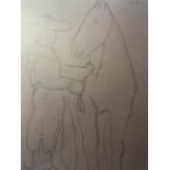 Pablo Picasso "Picador, Woman, Horse" Print.