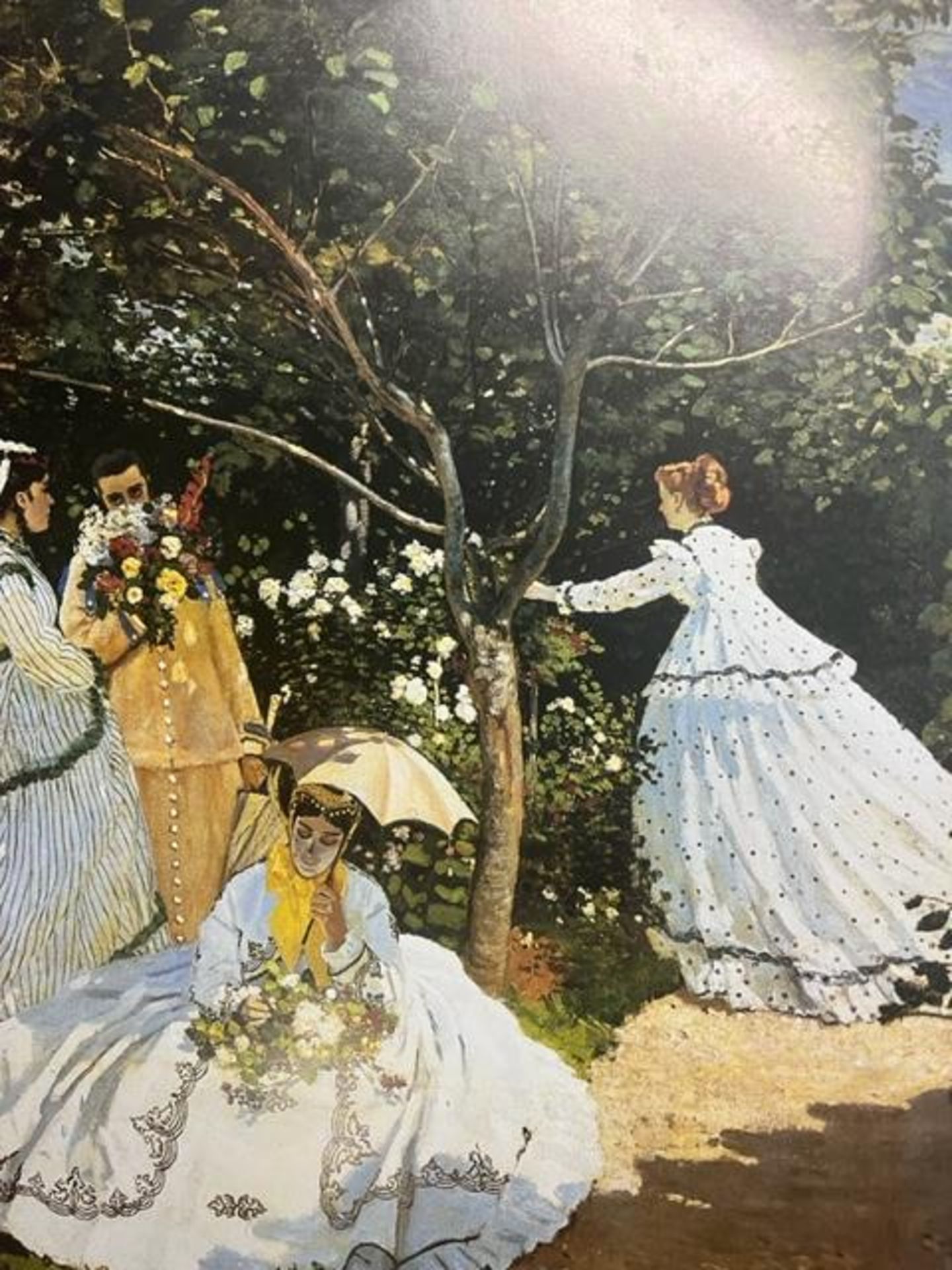 Claude Monet "Ladies in the Garden" Print.