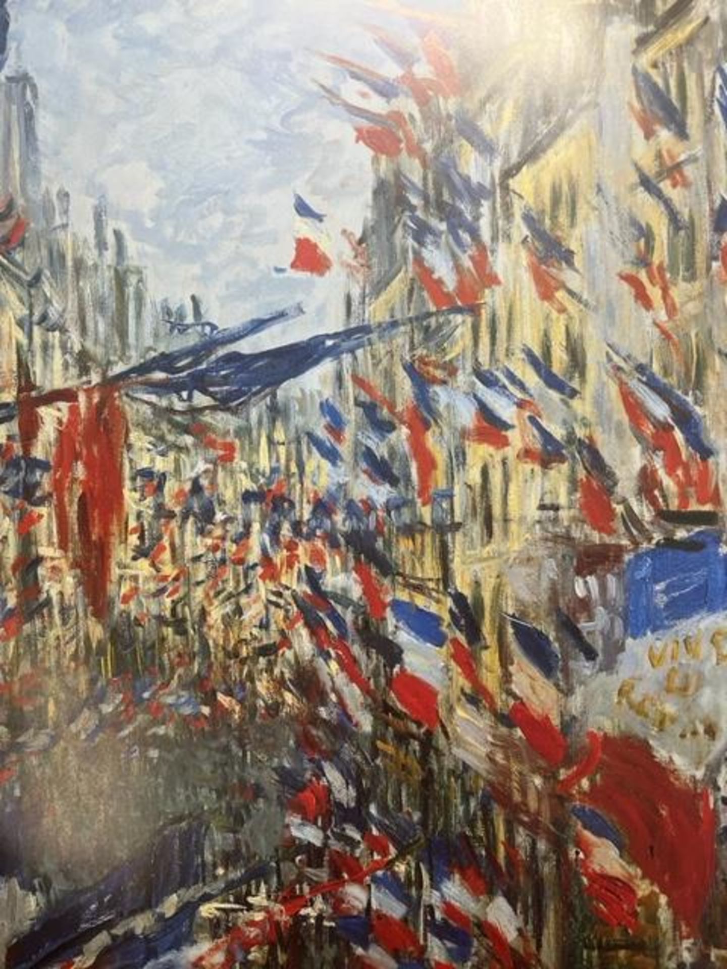 Claude Monet "The Rue Saint-Denis" Print.