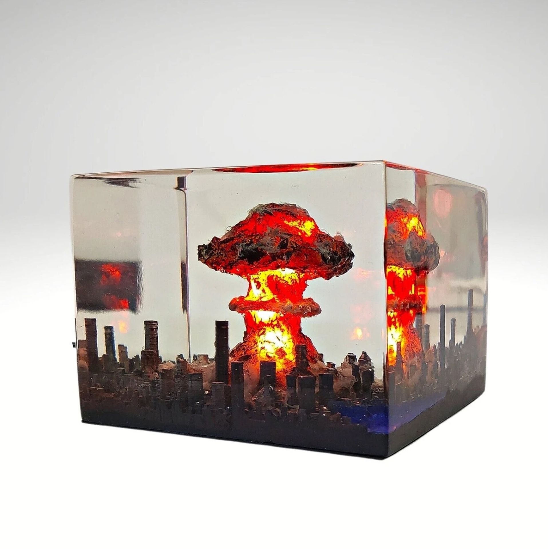 Atomic Bomb Resin Sculpture