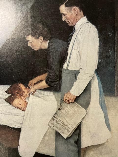 Norman Rockwell "Untitled" Print. - Bild 3 aus 6