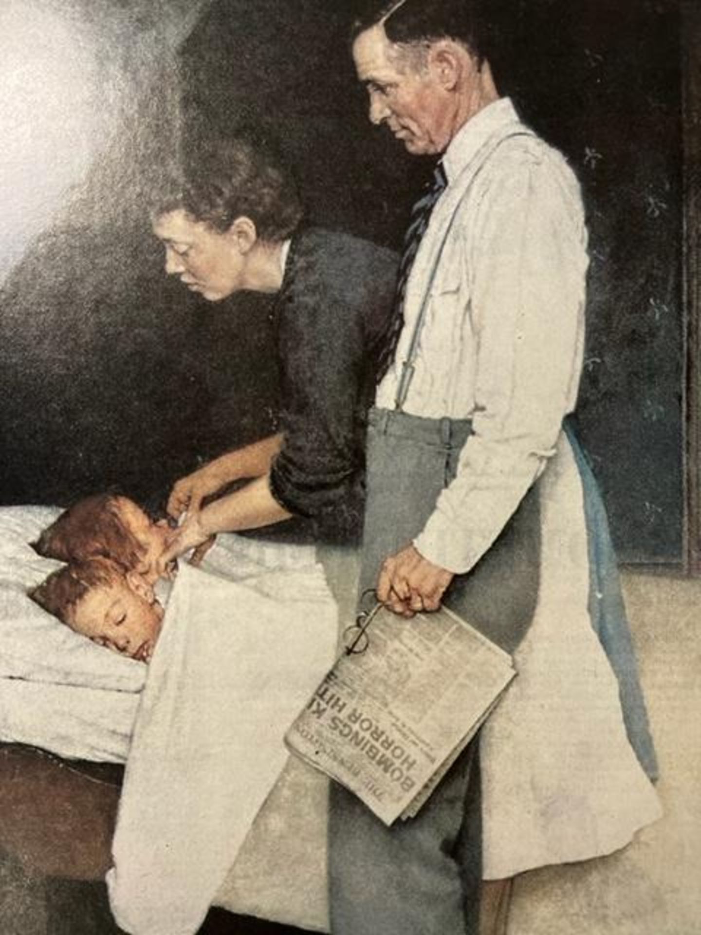 Norman Rockwell "Untitled" Print. - Image 3 of 6