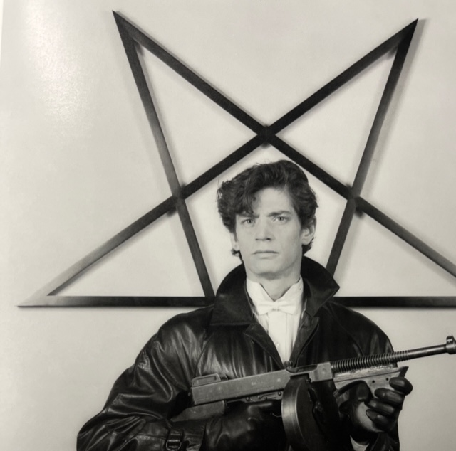 Robert Mapplethorpe "Self Portrait (With Gun and Star)" Print.