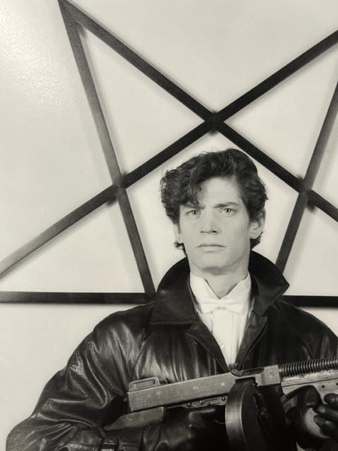 Robert Mapplethorpe "Self Portrait (With Gun and Star)" Print. - Image 4 of 6