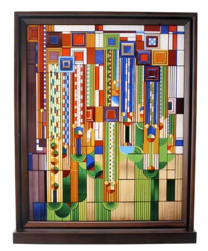 Frank Lloyd Wright Glass Panel