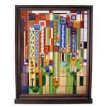 Frank Lloyd Wright Glass Panel