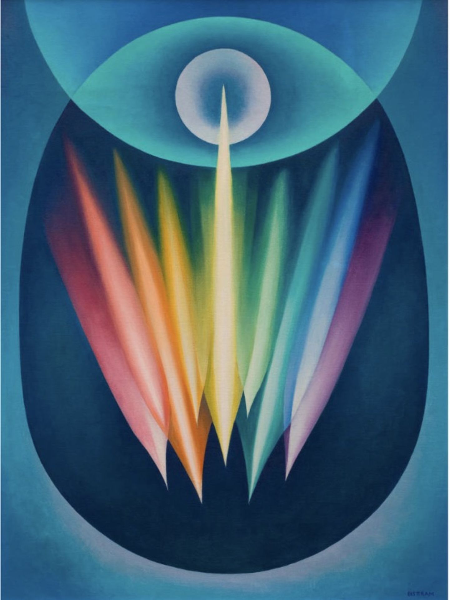 Emil James Bisttram "Creative Forces, 1936" Print