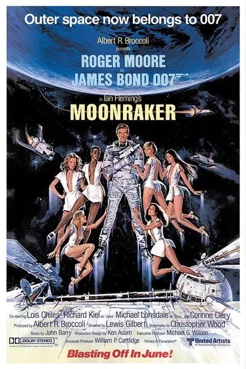 James Bond "Moonraker, 1979" Poster