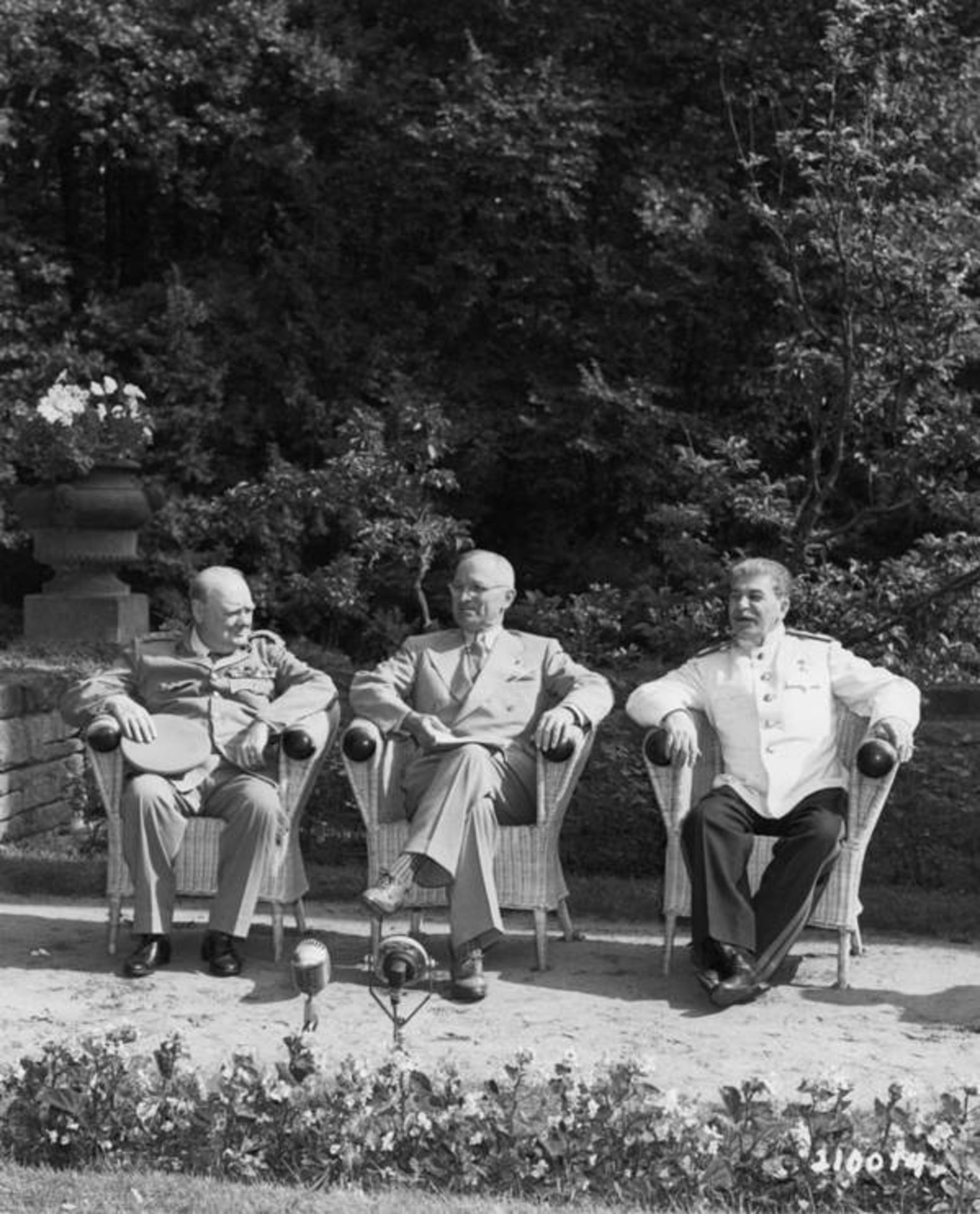 Winston Churchill, Harry Truman, Joseph Stalin Photo Print
